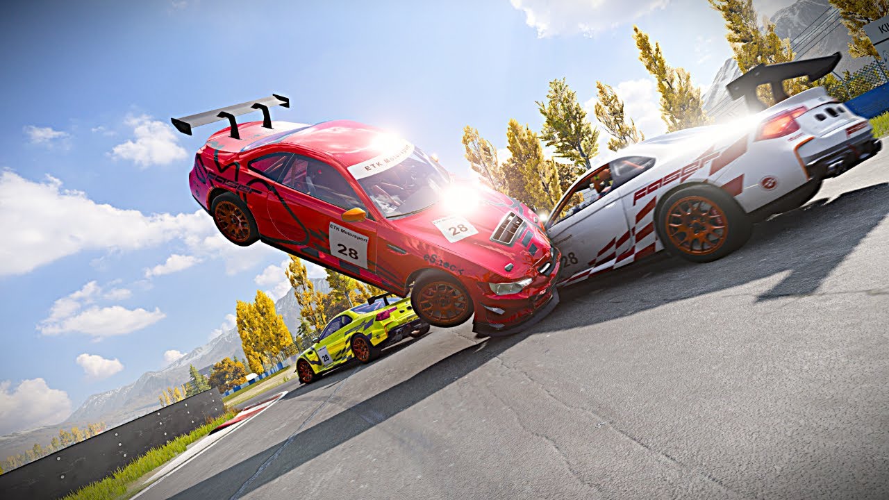 Realistic racing crash compilation #2 - Beamng Drive - YouTube