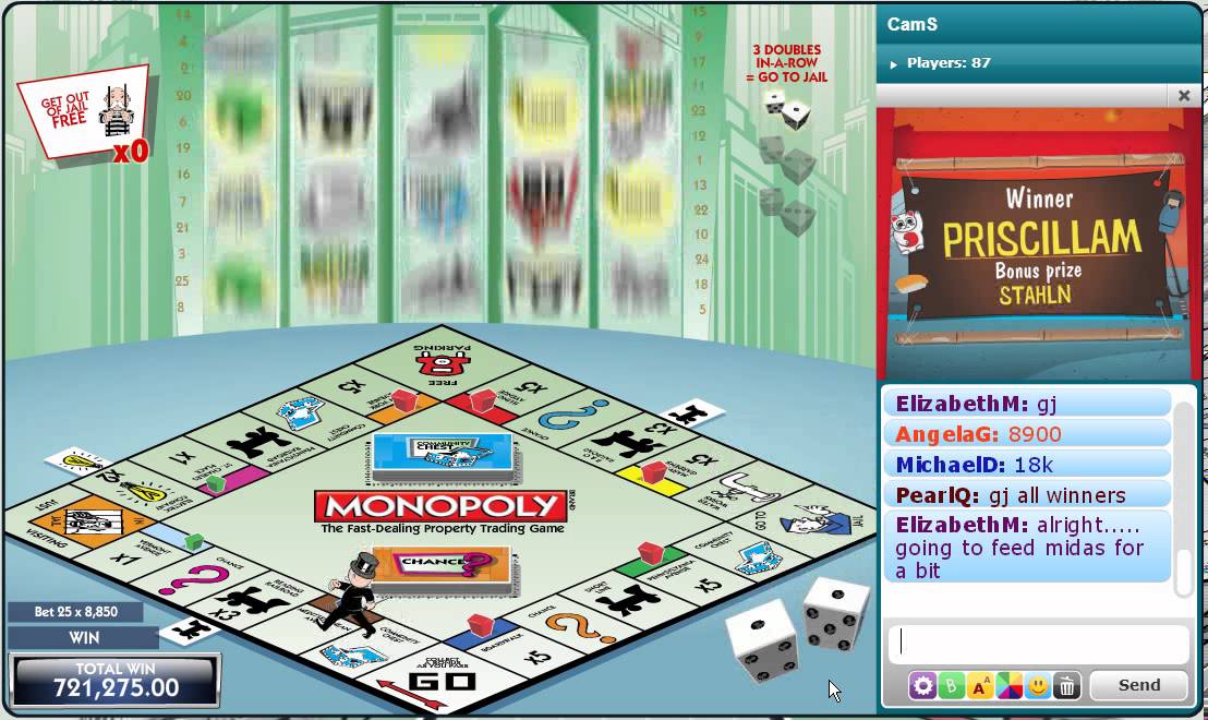 Lucky Gem Casino Monopoly Bonus Game QUIT Too Long - YouTube