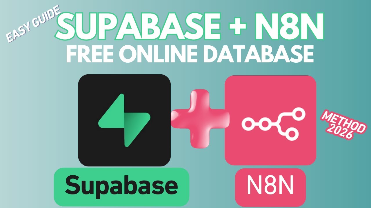 How to Connect SupaBase to N8N Fast - YouTube