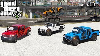 GTA 5 Real Life Mod #152 Delivering Brand New 2020 Jeep Gladiators To My Jeep Dealership