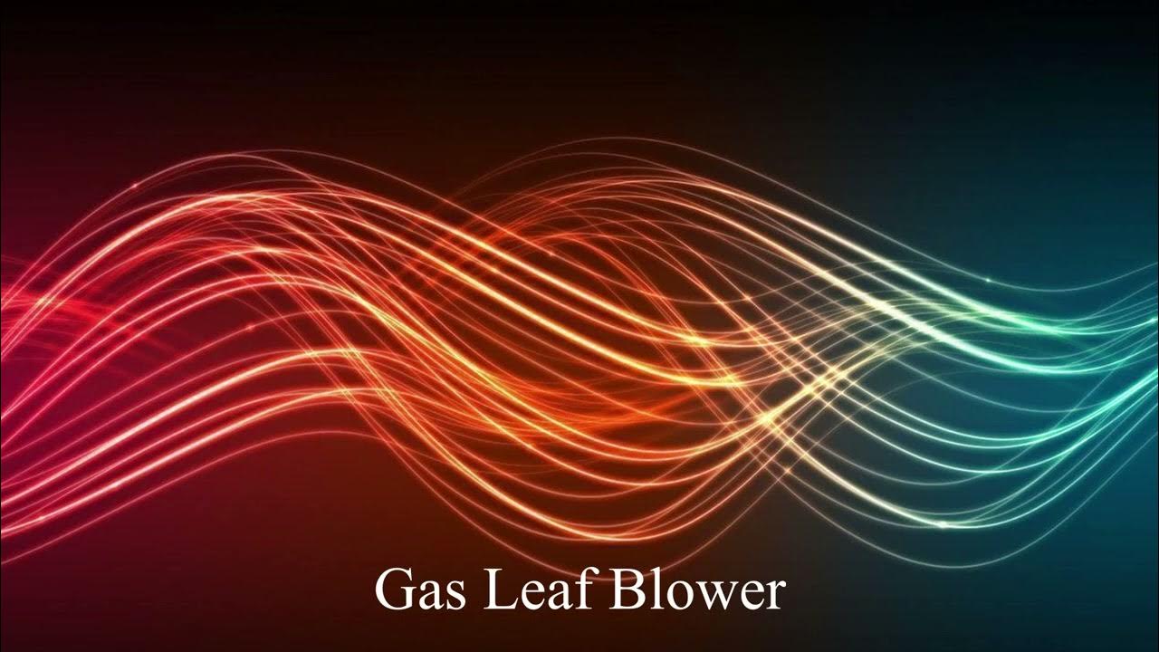 Gas Leaf Blower Sound Effects HD YouTube