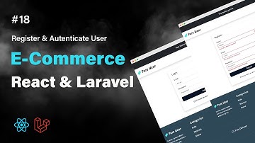 React & Laravel E-Commerce Project #18 Register & Authenticate User | Frontend | PHP Tech Life Hindi