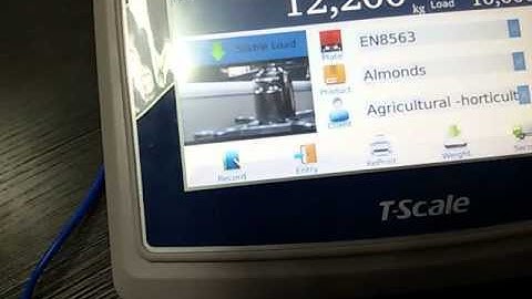 Truck Scale Indicator Camera Operation