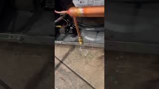 Perfect Nitrogen Purge During Soldering 1-2psi  #shorts