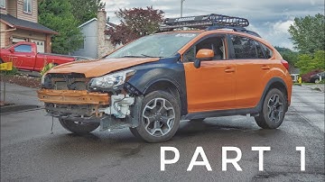 CoPart Wrecked Subaru Build - Part 1