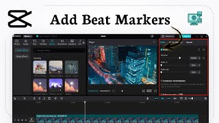 How to add beats in CapCut PC (Clip Rhythm)