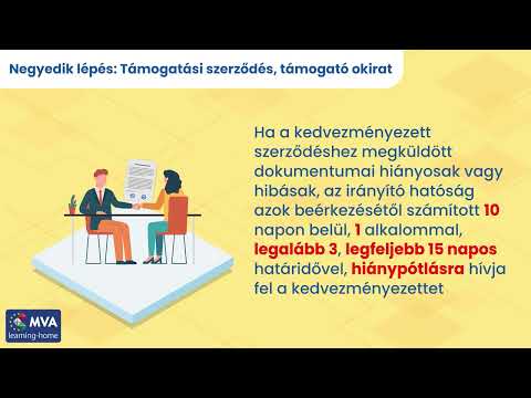 5.4. Kérelem elbírálása IV. - Támogatási szerződés