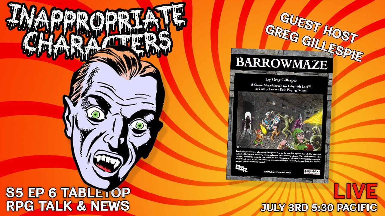 LIVESTREAM Season 5 Episode 6: GUEST HOST GREG GILLESPIE OF BARROWMAZE