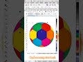 How to create a Football ⚽ in coral draw #coraldraw #computer #learning #coral #football #trending