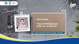 Pajak Penghasilan Pasal 22, 23 dan 26 ~EKSI4206 - Perpajakan