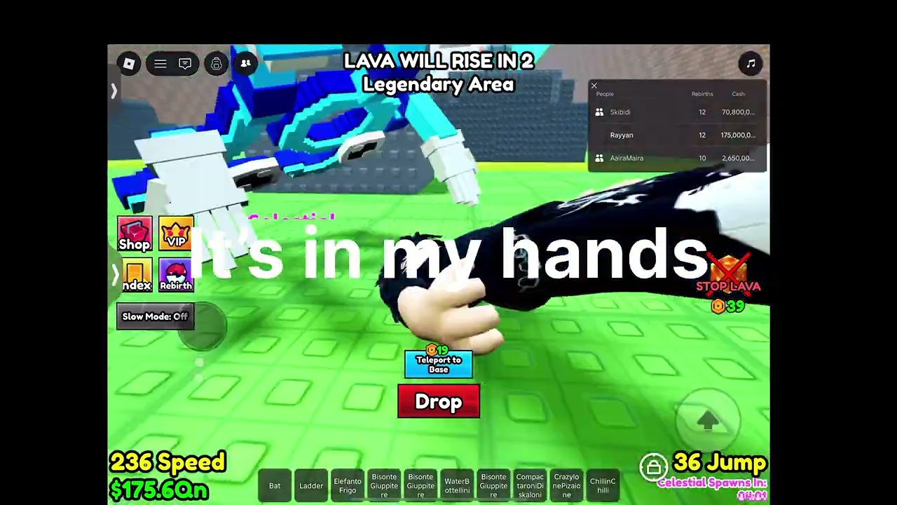 Fighting for random celestial in Roblox 