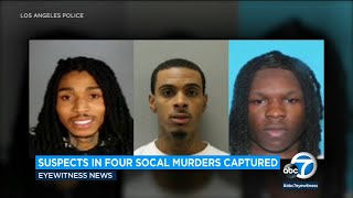 3 Chicago gang members captured for 4 L.A. murders