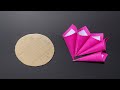 Colour Paper Crafts For Home Decoration | Easy Handmade Flower For Wall Hanging 