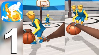 Dribble Hoops Gameplay Walkthrough Part 1 (IOS/Android) screenshot 2