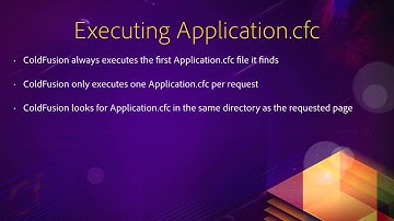 09 The application framework ## 01 About the Application framework