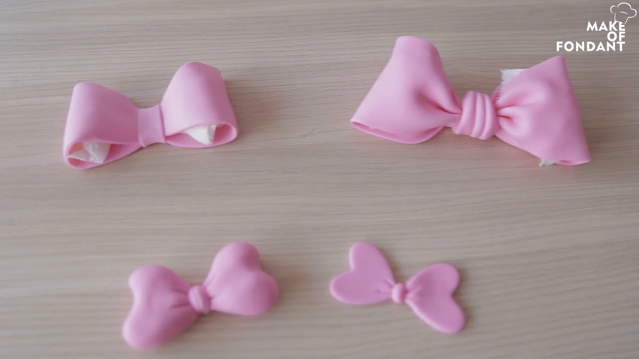 HOW TO MAKE ribbon bow of fondant by Zaklina Cakes