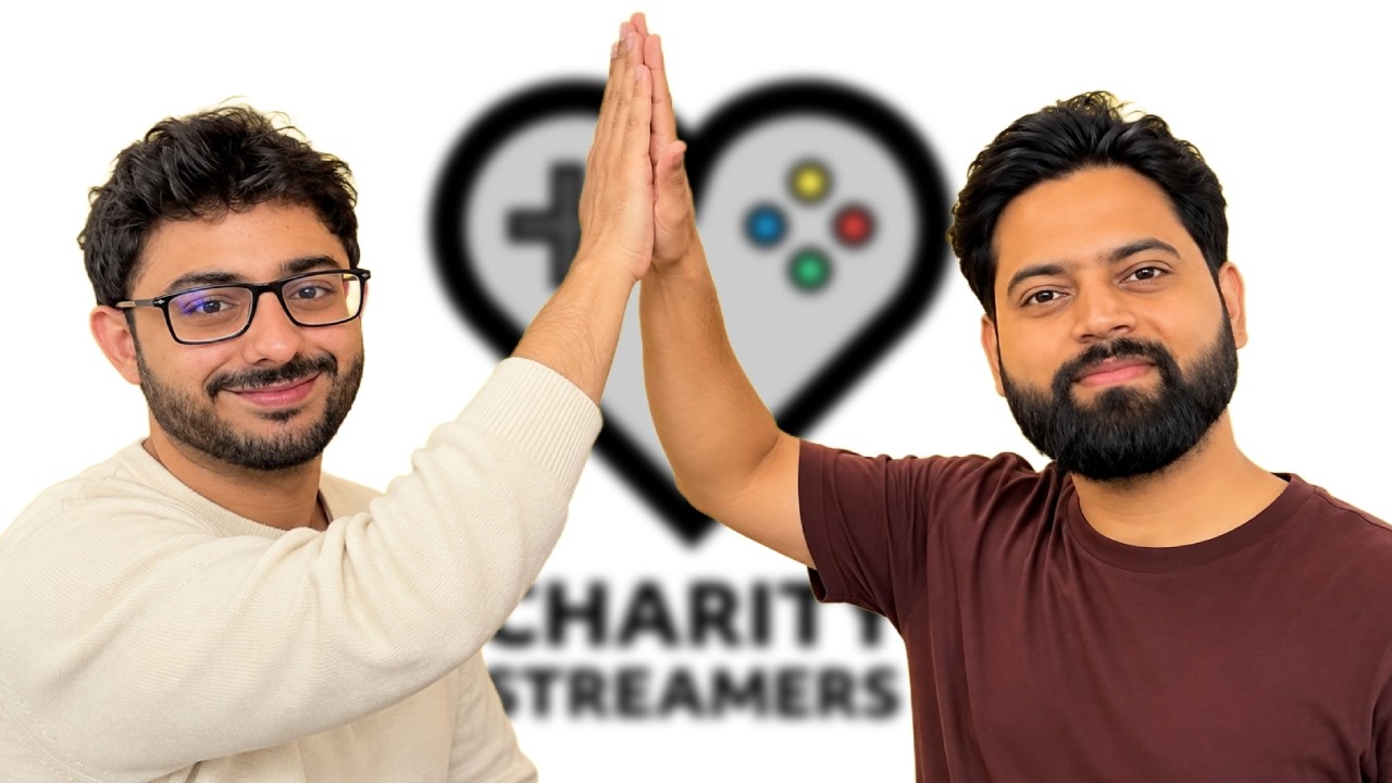 Streaming for a Good Cause with Carryminati, Aang & Potato