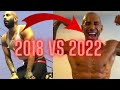 FOUSEYTUBE 2018 vs 2022