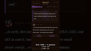 AI vs Keyword (May 15) — Kimi wins Keyword today. Can you top that?