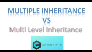 Multiple Inheritance vs Multi level Inheritance in C#  | Beginners and Intermediates | VidyaSquare