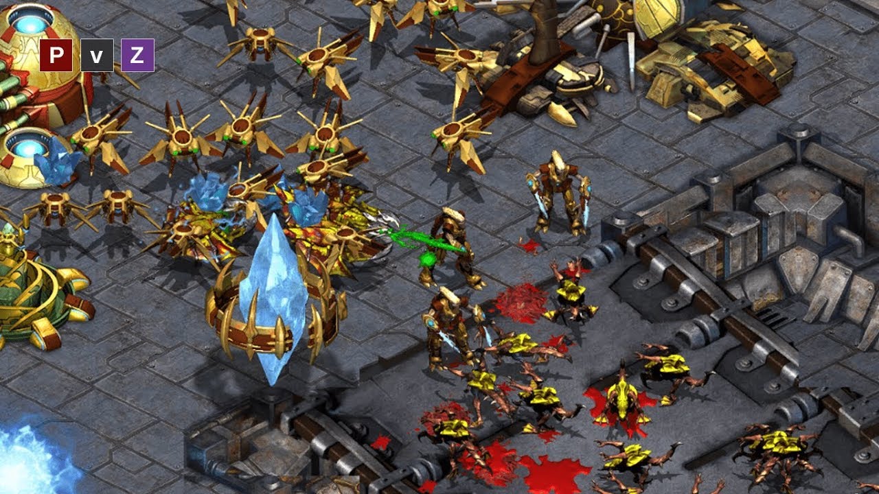 Práctica sangrienta entre Larva vs Mini en Transistor - Starcraft remastered - YouTube