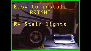 RV LED stair lights - Easy Install