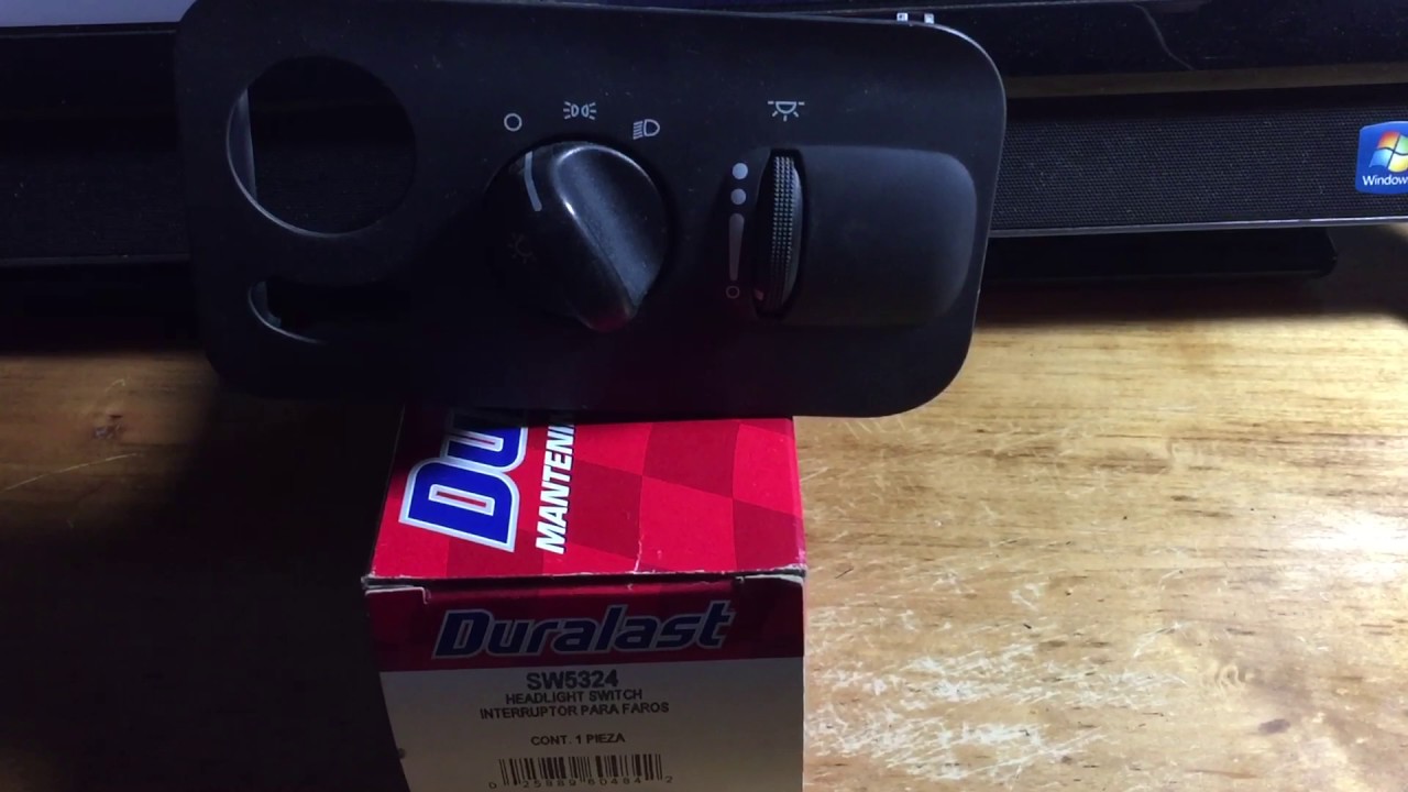 Defective Headlight Parking Light Switch 2005 05 Chrysler Town Defective Headlight Parking Light Switch 2005 05 Chrysler Town Country Only One Minute Video