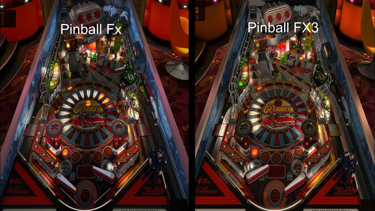 Pinball FX VS Pinball FX3 Graphics Comparison Getaway YouTube