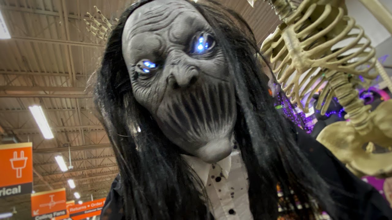 HALLOWEEN HUNTING 2023 at Home Depot, Spirit, Party City, & At Home | ANIMATRONICS, PROPS, MASKS
