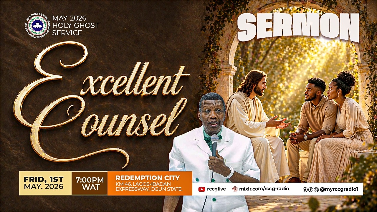 PASTOR E.A ADEBOYE SERMON - MAY 2026 HOLY GHOST  SERVICE