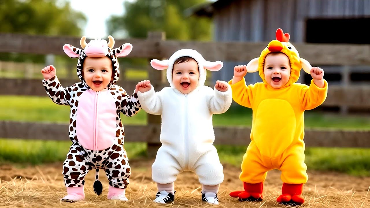 Old McDonald had a Farm  | Fun Animal Sounds