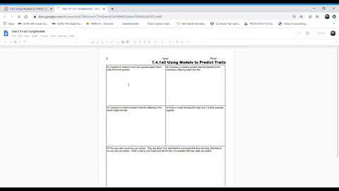 7 4 1 Using Models to Predict Traits