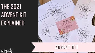 Crafters Christmas Advent Calendar - Scrapbooking Advent Calendar