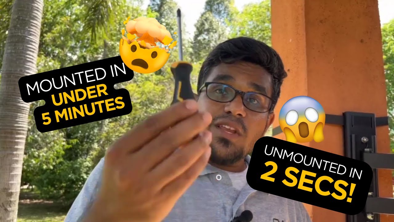 How to Unmount Your TV in Seconds | No-Drill Strap-On TV Mount!