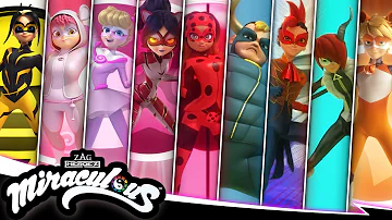 MIRACULOUS | 🐞 TRANSFORMACIONES ☯️ | TEMPORADA 4 | Las Aventuras de Ladybug