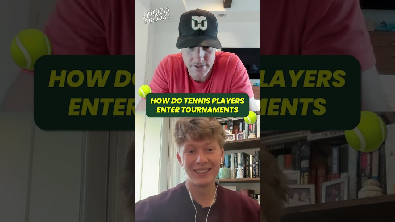 Every wondered how tennis players enter events? 🤔