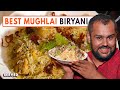 Mutton biryani at al nawaz ft delhi food walks  indian street food  served 19