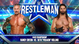 Seth Rolliins Vs Randy Ortan Wwe World Heavy Weight Championship