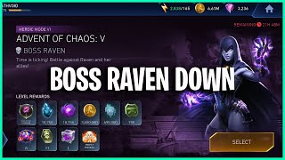 Injustice 2 Mobile | Raven Down | Rewards Advent Of Chaos | Heroic 6 Tier 5 | Solo Raids