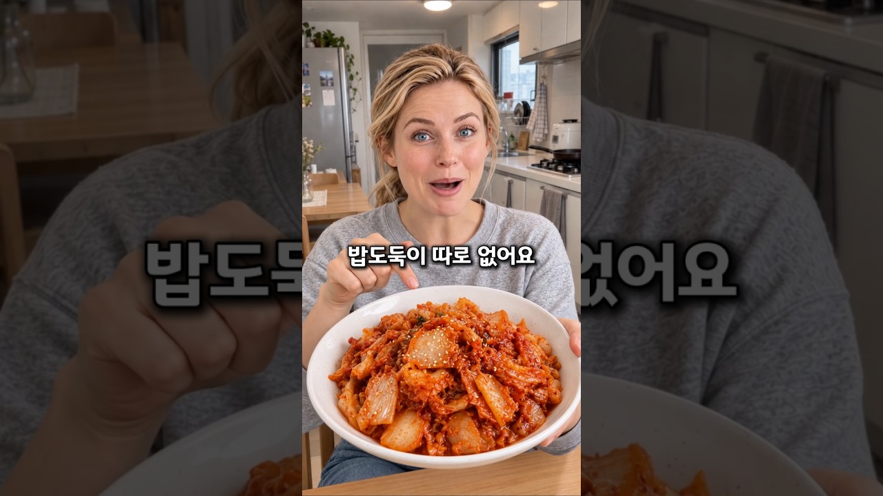 한국 시어머니가 신김치 버리지 말고 이렇게 볶아 먹으래요