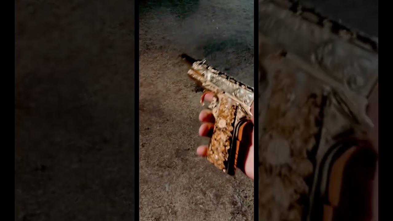 Gold 1911 38 super Colt  