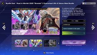 Yu-Gi-Oh! Master Duel Road To Worlds! 2026 "Branded" Bundle Deal Card Packs Opening