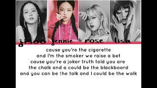 BLACKPINK-SURE THING color coded engilish version blackpink cover