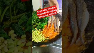 Sopo Sing Kangen Masakan Ndeso Masakan Simbok? Sambel Tomat Iwak Pedho Cemeding Godong Telo Rambat