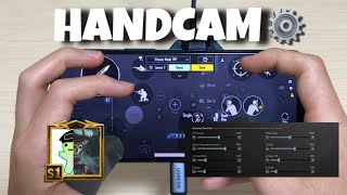 NEW😱Best 5Finger Sensitivity + Control + Settings🔥| Handcam Rog Phone6 PUBGMOBILE