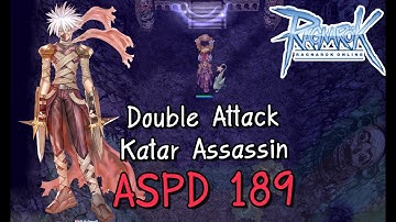 Double Attack Katar Assassin Aspd 189 without Thief Set & Sparkling Candy