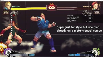 USF4 Kill Cammy Challenge  - Omega Abel