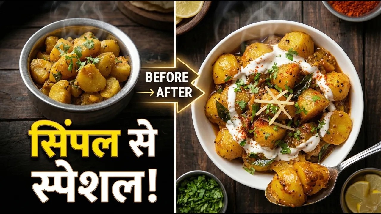 Roz Wali Aloo Sabzi Ko Banayein Special! 😍 Secret Tips Inside + Decoration Tips