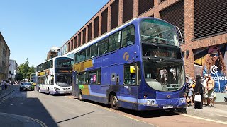 Buses in Bristol City Centre July 2025