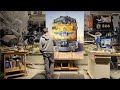 Union Pacific Railroad Oil Painting Time-lapse by Santiago Michalek